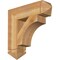 Ekena Millwork Westlake Arts & Crafts Rough Sawn Bracket, Western Red Cedar, 6"W x 24"D x 24"H BKT06X24X24WTL03RWR - alternate 1